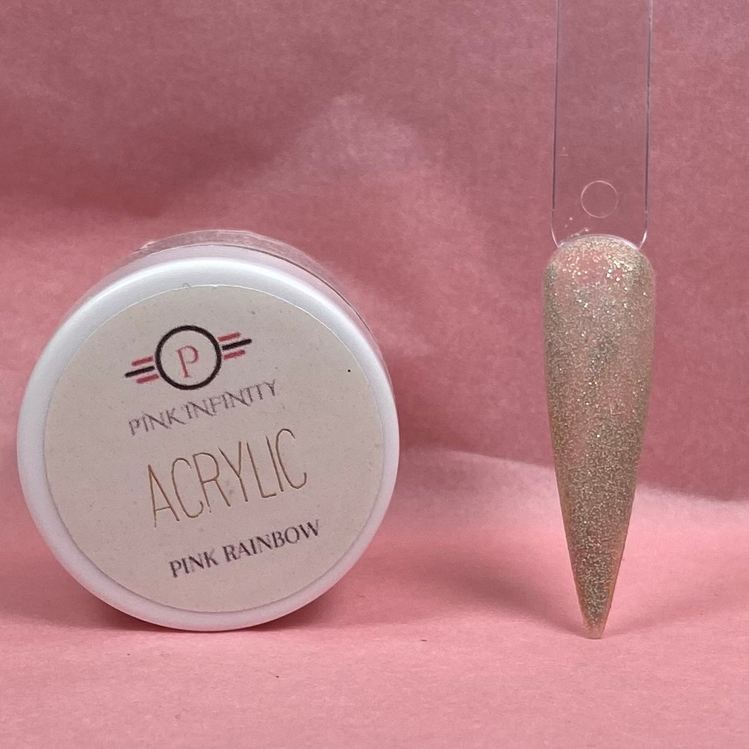Pink Rainbow Acrylic Powder