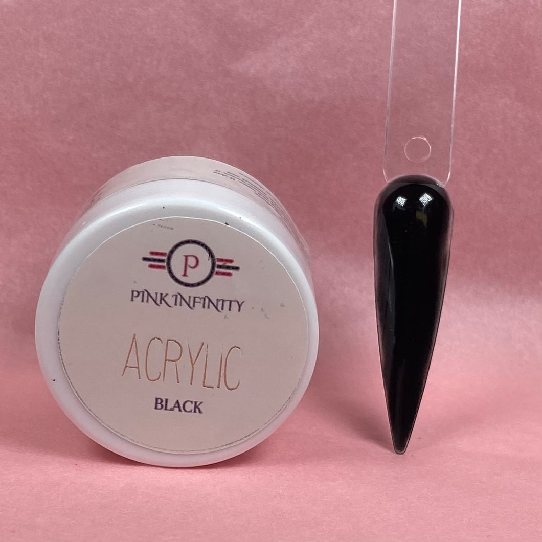 Black Acrylic Powder
